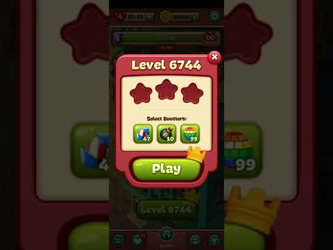 Level 6744 TOON BLAST #nocheats #gaming #toonblast #games