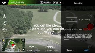 DJI Mavic Pro | Failed to start Waypoints Mission.