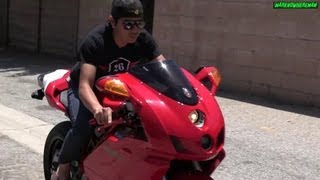 The sound of the RED BEAST! DUCATI Superbike 999