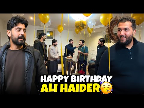 Ali Haider Birthday Surprise 🎉 | Late Night Fun with Marth Squad | Bilal Marth