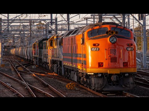 CLF2, VL354, 4911, 4908, BRM001 on an loaded 5242, passing Hornsby.