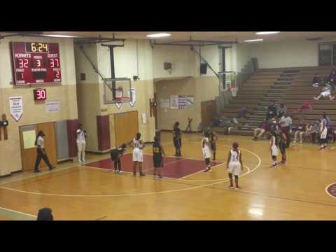 Fairmont heights girls jv. Vs Crossland 1/17/17 Kiyah Barnes #1 has 19 points in  66-65  fairmont wi