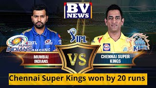 CSK vs MI Highlights, IPL 2021, Match 30: Chennai Super Kings Beat Mumbai Indians by 20 Runs #shorts