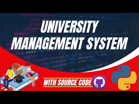 Python Projects For Beginners University Management System Tutorial In Python With Source Code