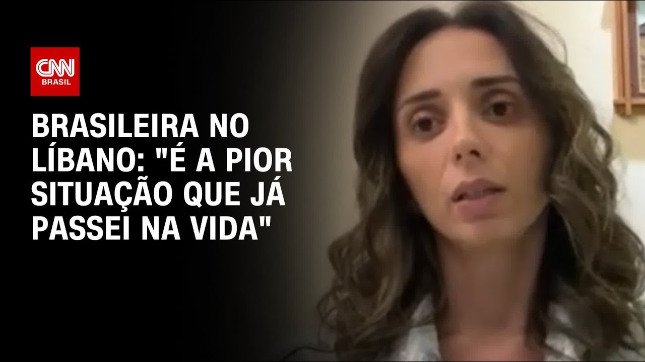 Brasileira no Líbano: “É a pior situação que já passei na vida” | BASTIDORES CNN
