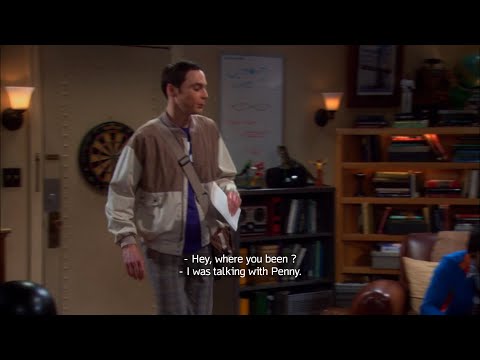 I was talking to Penny! TBBT S3E20