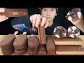 ASMR Chocolate Ice Cream Haagen Dazs Magnum Milky Way Twix Soft Sandwich Brownie Cones