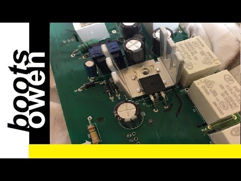 Candy dissassembly and testing triac error E09