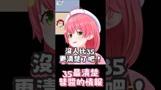 沒人比35還要清楚彗醬的情報 ! #hololive  #星街すいせい  #さくらみこ #miComet  #hololive中文翻譯