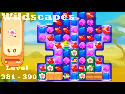 Wildscapes Level 381- 390 HD Walkthrough | Gameplay | 3 - match game | ios | android | pc | app