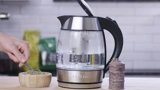Chefman Product Feature- Perfect Steep Glass Tea Kettle