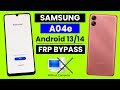 Samsung Galaxy A04e FRP Bypass Without Pc Android 13 14 Samsung SM A042F Google Account Remove