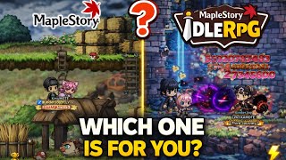 GMS MapleStory or MapleStory Idle – The Honest Comparison