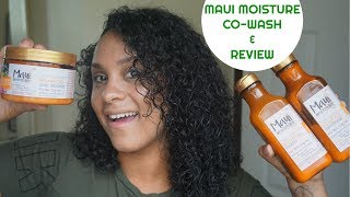 MAUI MOISTURE REVIEW & CO-WASH