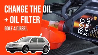 Youtube thumbnail of video "Change the oil and the oil filter GOLF 4 1.9 TDI 🛢"