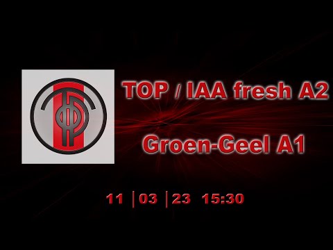 TOP/IAA Fresh A2 tegen Groen-Geel A1