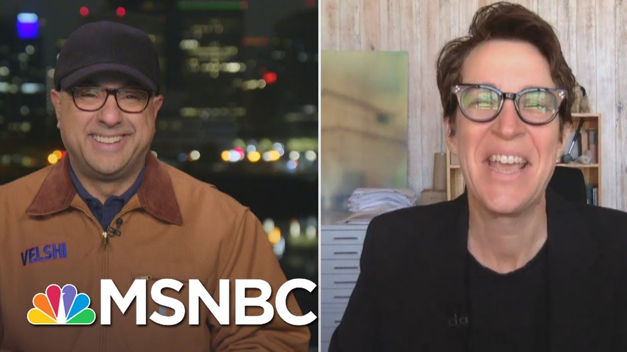 Velshi Talks with Maddow For The First Interview About Her New Book Bag Man | MSNBC