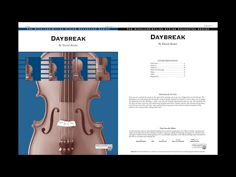 Daybreak, by Daniel Keeler