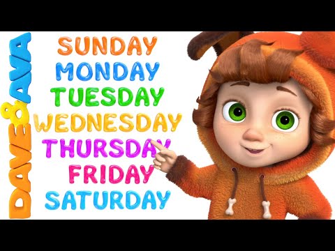 📚 Days of the Week | Nursery Rhymes & Baby Songs by Dave and Ava 📚