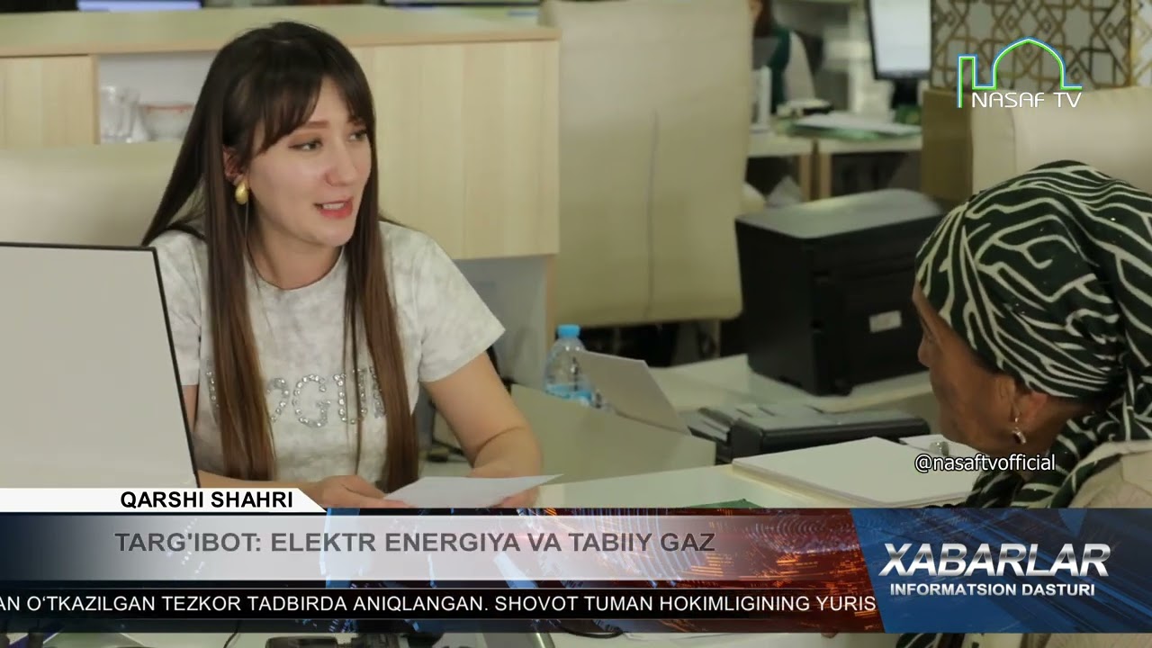 TARG'IBOT: ELEKTR ENERGIYA VA TABIIY GAZ