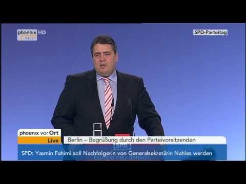 Europa-Parteitag der SPD  - mit Rede von Sigmar Gabriel  am 26.01.2014