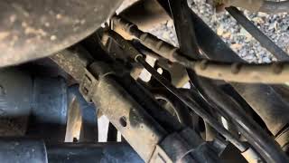 BMW E90 rear wheel speed sensor replacement