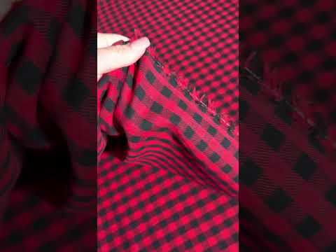 Checkered flannel, red and black pristatymas per 1-4 d.d.
