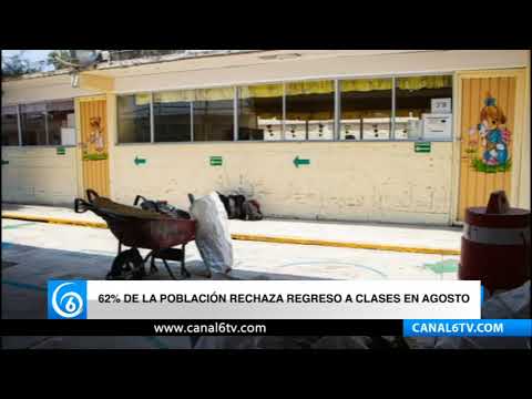 62 por ciento de la población rechaza el regreso a clases en agosto