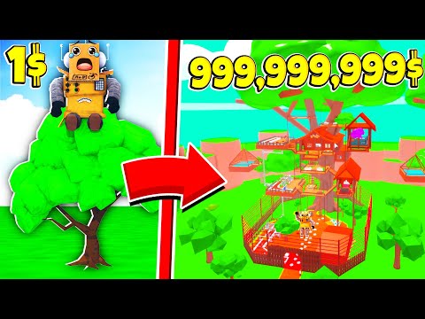ПОСТРОИЛ ДОМ НА ДЕРЕВЕ ЗА 999,999,999 МИЛЛИОНОВ! ROBLOX