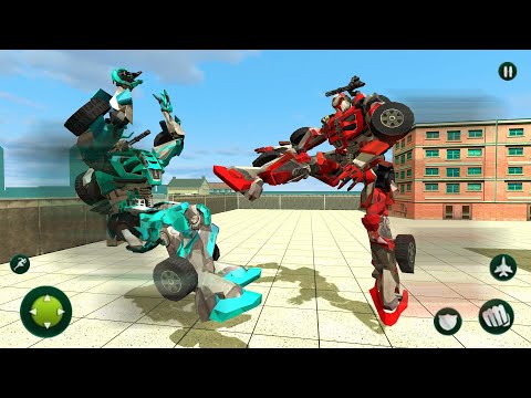 Airplane Jet Robot Transform Robot Shooting Game - Android Gameplay HD