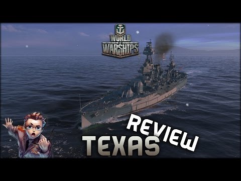 World of Warships Let's Play // TEXAS Review -- Deutsch Gameplay