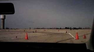 preview picture of video 'NEOKLA SCCA Autocross lap 8 with VW MKV Rabbit at Stroud OK 03-01-2009'