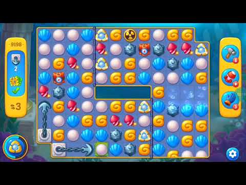 Fishdom Easy Level 9198 (with full seashell) @choraelmin