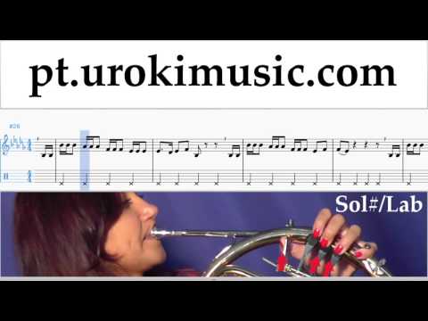 Aprender Trompa Charlie Puth - Attention Tablatura Parte#2 um-i372