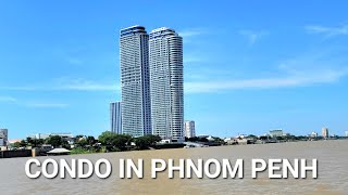 ខុនដូខ្ពស់បំផុត ជាប់មាត់ទន្លេមេគង្គ Highest Condo in Cambodia