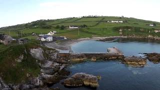 DJI Phantom Vision 2+ footage. Portmuck, Co. Antrim, Northern Ireland