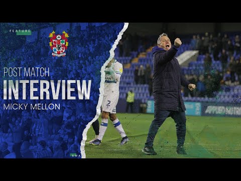 Post Match | Micky Mellon (Scunthorpe United)