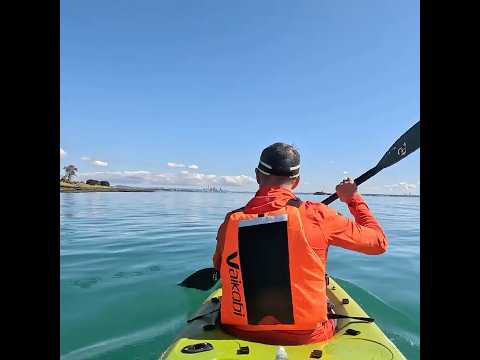 Nice paddle around Browns Island #kayak #island #kayaktrip #newzealand