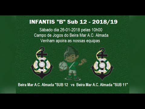 Beira Mar A.C. Almada Sub 12 - 4 vs 4 - Beira Mar A.C. Almada Sub 11 - Jogo treino - 26/01/2019