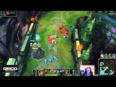 TSM Bjergsen Gnar vs Fiora Top