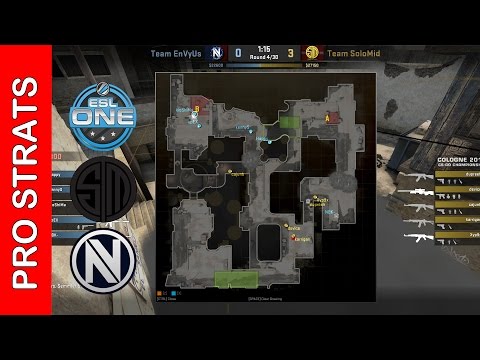 Pro Strats : TSM Long Take vs EnvyUs (Dust2)