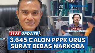 Siap Jadi ASN, 3.645 Calon PPPK di Ternate Antre Urus Surat Bebas Narkoba di BNN