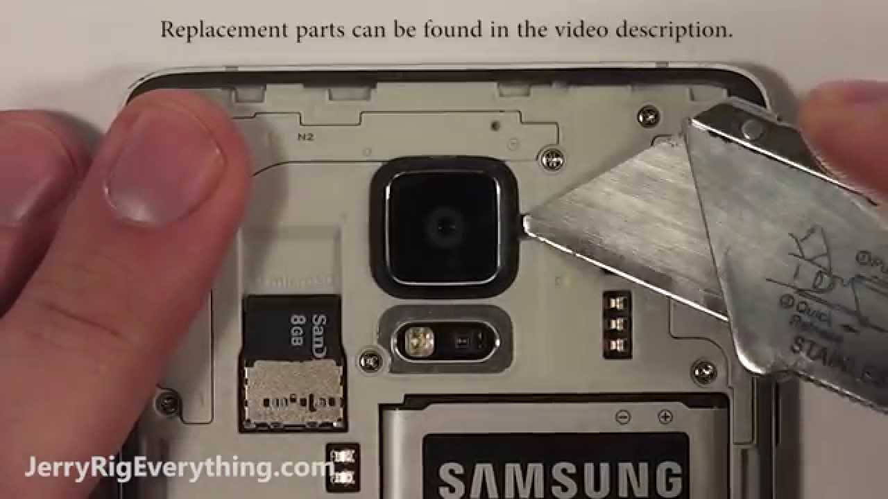 Note 4 Camera Glass Lens Replacement EASY FIX!
