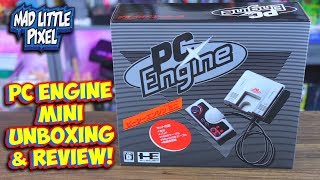 PC Engine Mini With Turbo Grafx-16 Games Unboxing & Review!