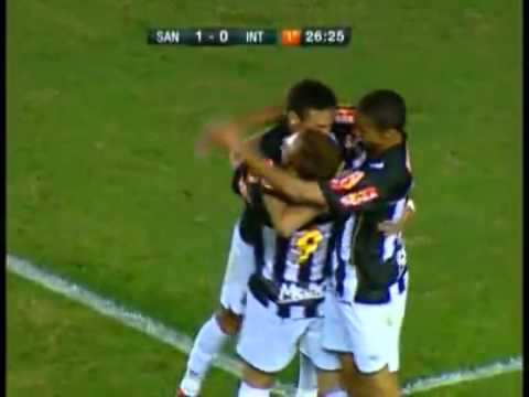 Santos 1 x 0 Internacional - Gols - Brasileirão 2010