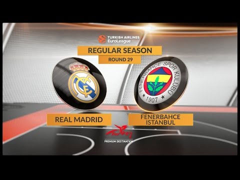 EuroLeague Highlights RS Round 29: Real Madrid 61-56 Fenerbahce Istanbul