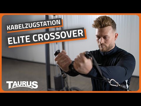 Übersetzungsverhältnis der Kabelzüge von 1:2 | Taurus Elite Crossover Kabelzugstation | Fitshop