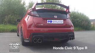 Video: FOX Edelstahl Duplex Sportauspuffanlage ab Kat. Honda Civic 9 FK2 Type-R