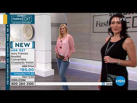 Mary Frances Beaded Convertible Crossbody Wallet