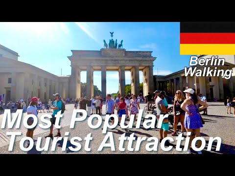 【Most Popular Tourist Attractions】Berlin  Walking  2023 Summer ,Germany 🇩🇪 | 4k 60fps